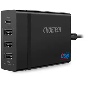 ChoeTech Multi Charge USB-C PD 60 W + 3× USB-A Charging Station