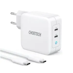 Choetech PD 100 W GaN dual USB-C Charger with CC cable