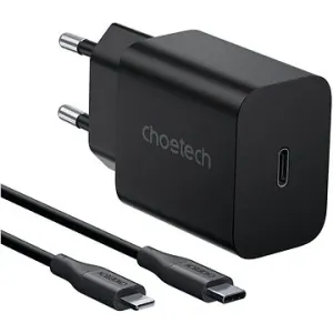 Choetech PD20 W type-c wall charger+ MFI type-c to lightening cable