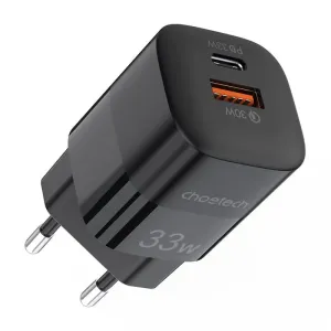 ChoeTech PD33w A + C wall charger (black)