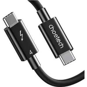 Choetech Thunderbolt 4 USB-C 40 Gbps Cable 0,8 m Black