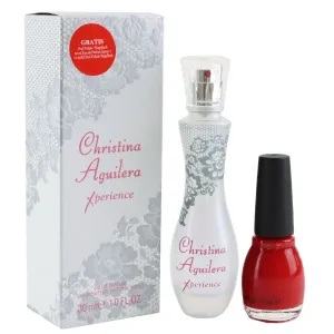 Christina Aguilera Xperience darčeková kazeta parfumovaná voda 30 ml + lak na nechty 15 ml pre ženy