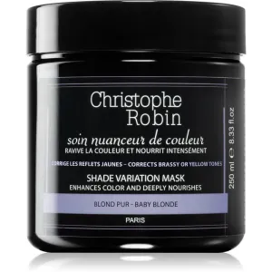 Christophe Robin Shade Variation Mask farbiaca maska odtieň Baby Blond 250 ml