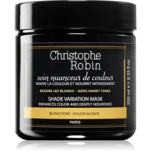 Christophe Robin Shade Variation Mask farbiaca maska odtieň Golden Blonde 250 ml