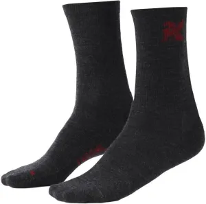 Chrome Ponožky Merino Crew Charcoal S