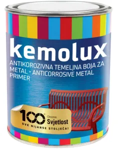 KEMOLUX - Základná farba na kov biela 0,75 l