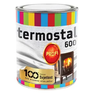 TERMOSTAL 600 - Žiaruvzdorná farba do 600°C čierna 0,75 L
