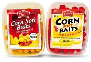 Chytil mekčená nástraha corn soft baits 20 g-cesnak