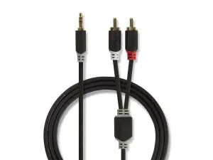 Kabel Jack 3,5mm stereo/2x Cinch 3m NEDIS CABW22200AT30 #3751932