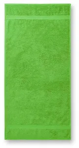 Bavlnená osuška hrubá, jablkovo zelená, 70x140cm