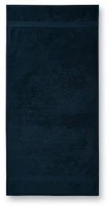 Bavlnená osuška hrubá, tmavomodrá, 70x140cm