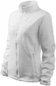 Dámska bunda fleecová, biela, XL