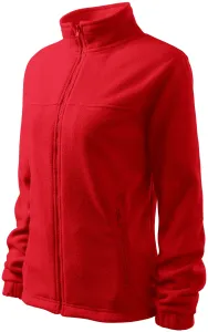 Dámska bunda fleecová, červená, 2XL