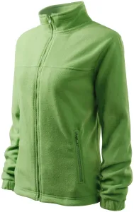 Dámska bunda fleecová, hráškovo zelená, L