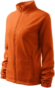 Dámska bunda fleecová, oranžová, XS