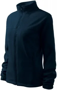 Dámska bunda fleecová, tmavomodrá, XL