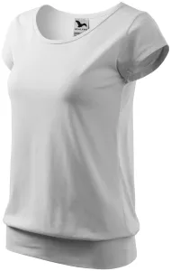 Dámske trendové tričko, biela, 2XL