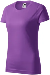 Dámske tričko jednoduché, fialová, XS