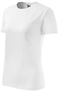 Dámske tričko klasické, biela, M