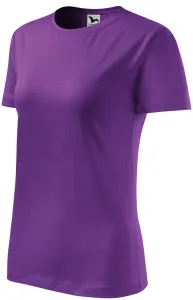 Dámske tričko klasické, fialová, L