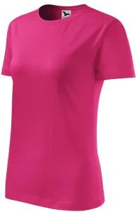 Dámske tričko klasické, purpurová, 2XL