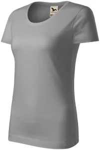 Dámske tričko, organická bavlna, starostrieborná, M #4616750