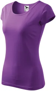 Dámske tričko s veľmi krátkym rukávom, fialová, XS
