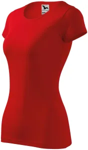 Dámske tričko zúžené, červená, XS