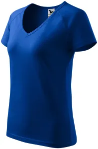 Dámske tričko zúžené, raglánový rukáv, kráľovská modrá, XS #4608517
