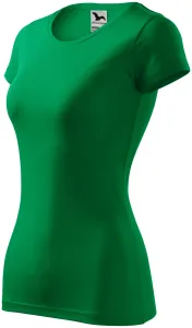Dámske tričko zúžené, trávová zelená, XS