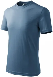 Detské tričko jednoduché, denim, 110cm / 4roky