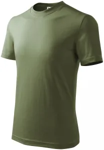 Detské tričko jednoduché, khaki, 110cm / 4roky