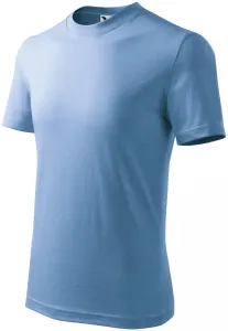 Detské tričko jednoduché, nebeská modrá, 110cm / 4roky