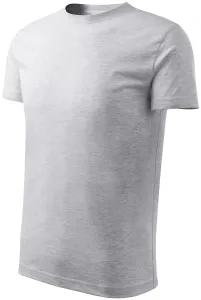 Detské tričko ľahšie, svetlosivý melír, 110cm / 4roky
