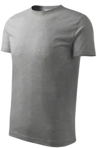 Detské tričko ľahšie, tmavosivý melír, 122cm / 6rokov