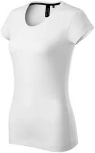 Exkluzívne dámske tričko, biela, 2XL
