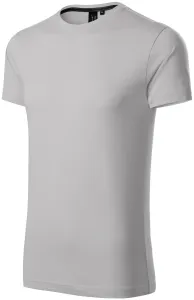 Exkluzívne pánske tričko, strieborná sivá, S