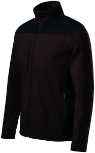 Hrejivá unisex fleecová bunda, kávová, XL #4988666