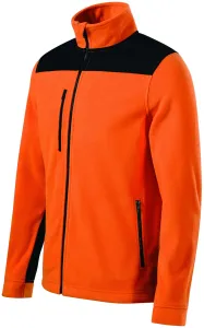 Hrejivá unisex fleecová bunda, oranžová, M #4988610