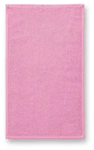 Malý bavlnený uterák, ružová, 30x50cm