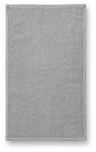 Malý bavlnený uterák, svetlo sivá, 30x50cm