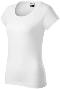 Odolné dámske tričko hrubšie, biela, 2XL