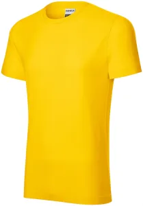 Odolné pánske tričko hrubšie, žltá, L