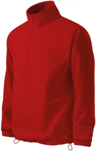 Pánska bunda fleecová, červená, S