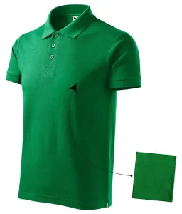 Pánska elegantná polokošeľa, trávová zelená, XL