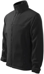 Pánska fleecová bunda, ebenovo šedá, XL