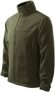 Pánska fleecová bunda, military, S