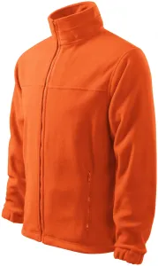 Pánska fleecová bunda, oranžová, S
