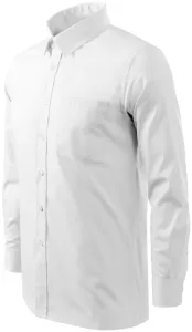 Pánska košeľa s dlhým rukávom, biela, XL
