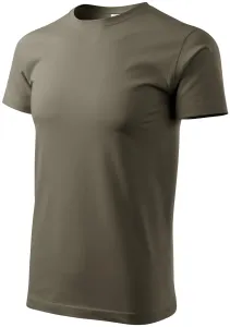 Pánske tričko jednoduché, army, 3XL